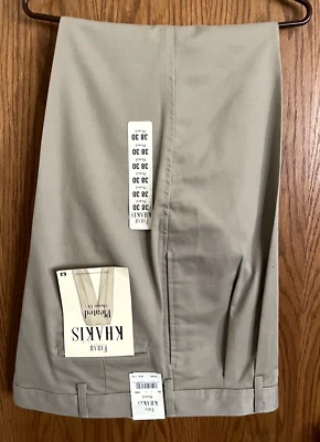 Farah Khakis Classic Fit Pants Pleated Front Slacks Men's Size 38 x 30 NWT - Image 1 of 4