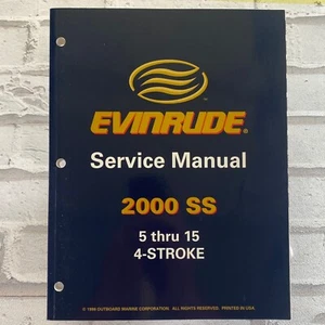 Evinrude SS 2000 5 hasta 15 4 tiempos manual de servicio P/N 787060 - Imagen 1 de 11