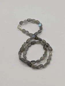 sterling silver labradorite necklace - Picture 1 of 5