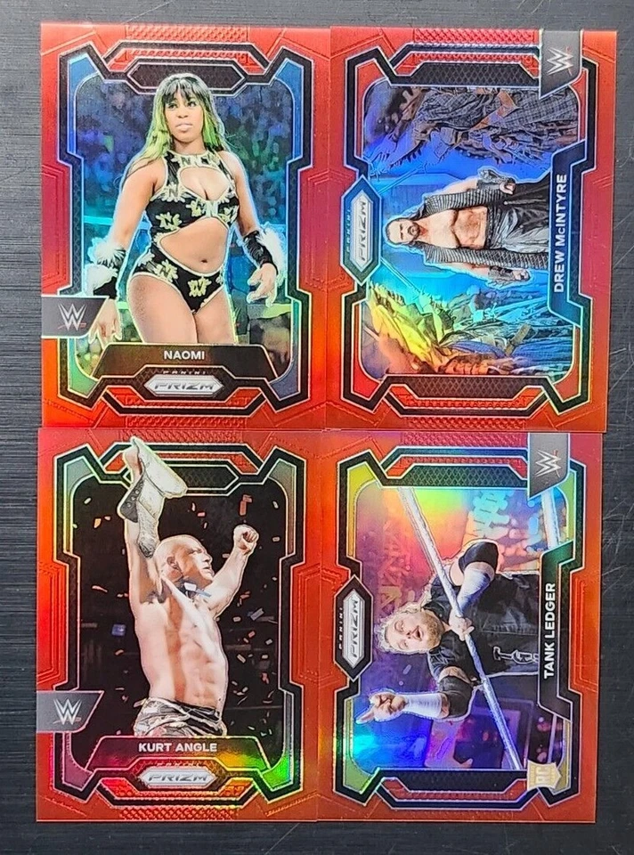 2024 Panini Prizm WWE Wrestling RED PRIZMS #/299 with Rookies You Pick - Image 1 of 1