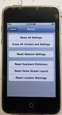 Apple iPod Touch 2nd Generation A1288 EMC2341  8GB Black/Silver Back - Image 1 of 4