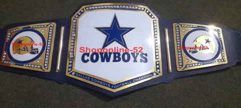 Dallas Cowboys Championship Belt Brass 2MM Cover
