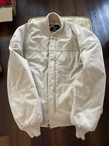 Vintage 70s Outerwear From Sears Shawl Collar Beige Winter Jacket Sz L - Picture 1 of 16