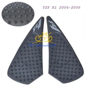 YZF R1 Tank Traction Pad Fuel Knee Grip Protector Sticker for For Yamaha 2004-06 - Picture 1 of 6