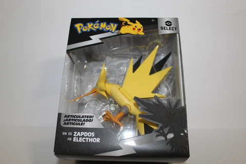 Pokemon Select Zapdos Articulated 6" Series 2 Action Figure Jazwares Brand New Cover