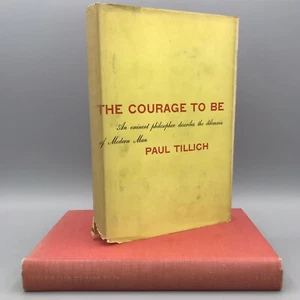 THE COURAGE TO BE by Paul Tillich 1954 5th Printing First Edition HC / DJ - Imagen 1 de 15