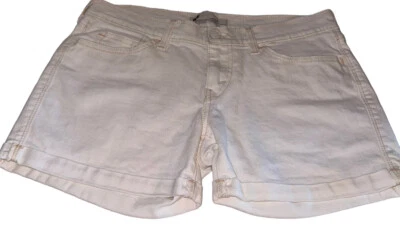 Levi’s Womens Cuffed Denim Shorts Size 29 White Denim - Image 1 of 4