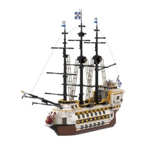 Pirate Battleship Assembly Model 3016 Bricks MOC-160740 Creative Play Set - Picture 1 of 10