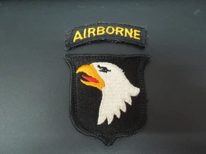 Parche original de la Segunda Guerra Mundial 101st Screaming Eagle - Imagen 1 de 2