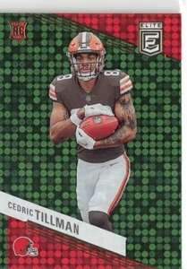 2023 Donruss Elite Cedric Tillman Rookie Card Green Disco Parallel Browns #116 - Bild 1 von 2