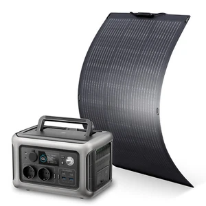 ALLPOWERS Central Eléctrica Balcón 100W Panel Solar Módulo Fotovoltaico con 600W 299Wh Generadores - Imagen 1 de 8