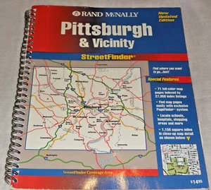 Rand McNally Streetfinder Pittsburgh & Vicinity - Street Maps - Picture 1 of 2