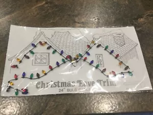 Department 56 Christmas Village Eave Trim 24" Bulb Garland - Picture 1 of 2