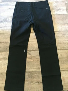 Youth Black Frickin Modern Stretch Pant Flat Front Sz 20 Waist 30 Inseam 29 - Picture 1 of 4