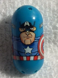 2010 Marvel Mighty Beanz - #3 Captain America - Picture 1 of 4