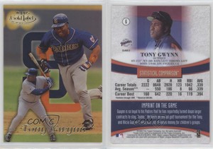1999 Topps Gold Label Class 2 Tony Gwynn #6 HOF