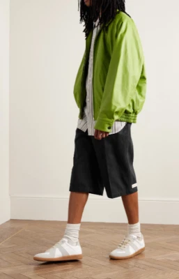 NUEVO CON ETIQUETAS SS24 MARNI ROPA DE TRABAJO GABARDINA PANTALONES CORTOS 50 Foto 1 de 4