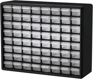 Storage Organizer Cabinet Plastic Parts Hardware Container Toy Bin 64-Drawer - Picture 1 of 12