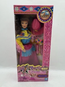 Santa Fe Jane Doll American Heartland Kid Kore 1995 Cowgirl Toy Doll nuova vintage - Foto 1 di 9
