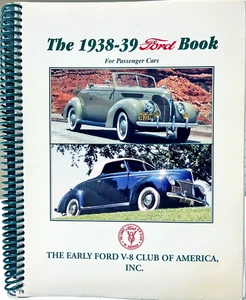 Ford Book, 1938-39 Passenger Cars, Early Ford V-8 Club of America Mallast 1st Ed - Picture 1 of 22