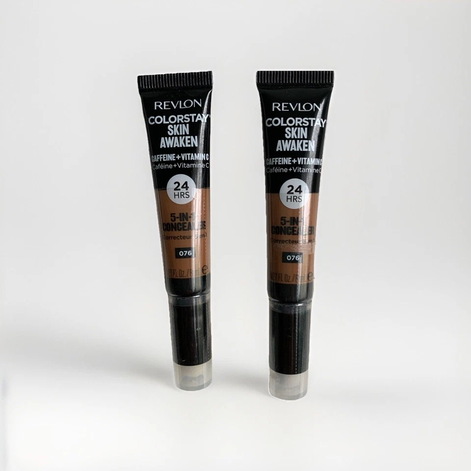 Corrector 5 en 1 Revlon ColorStay Skin Awaken #076 Caramelo Lote de 2 (8 ml) 24 horas Foto 1 de 1