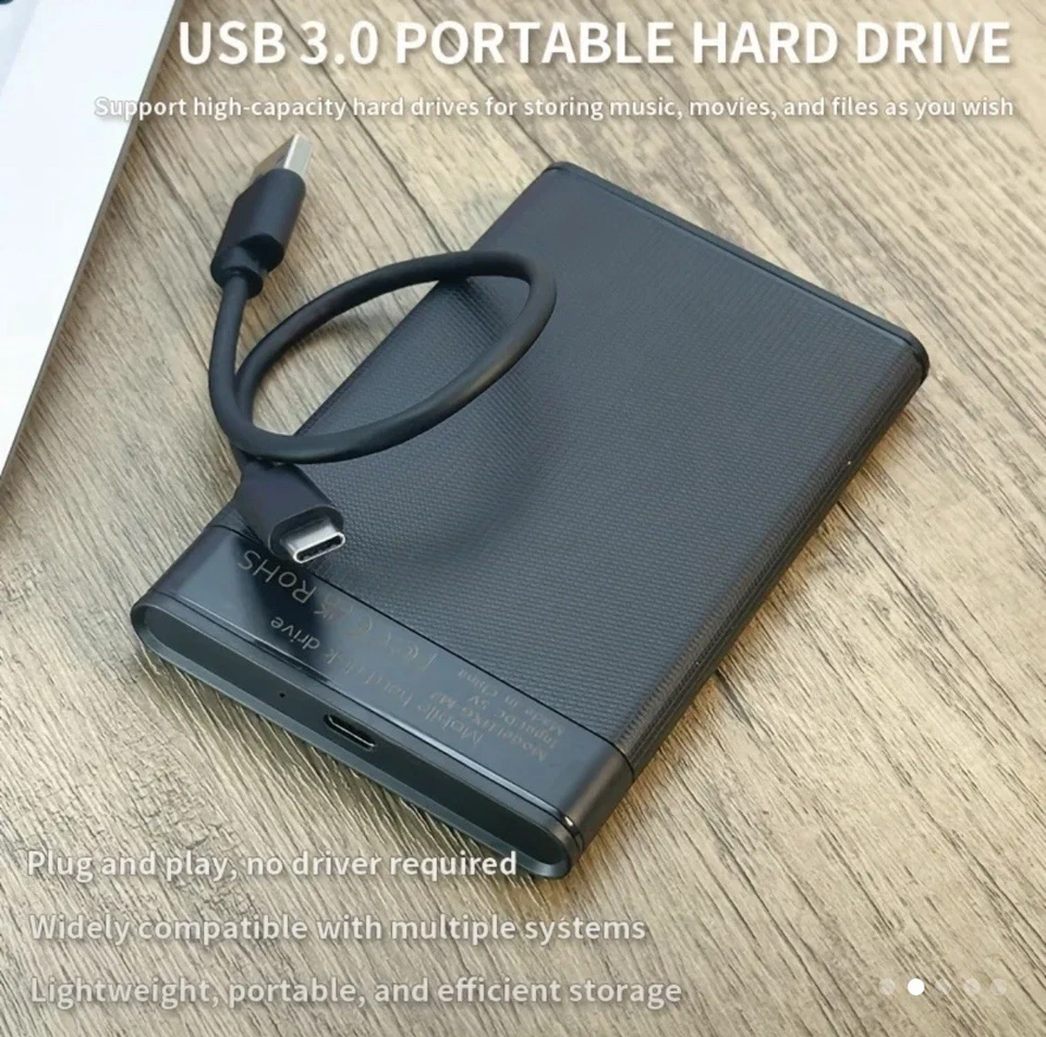 USB3.0 Portable Hard Drive 6.35cm.High Speed Portable,Portable|Hard Drive -500GB - Image 1 of 1
