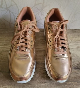 Nike Air Max 90 Metallic Pack Rose Gold Schuhe Sneaker CQ6639-600 Damen Gr. 44,5 - Picture 1 of 8
