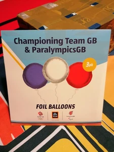 Aldi Championing Team GB & Paralympics Foil Balloons 3 In Pack New - Picture 1 of 3