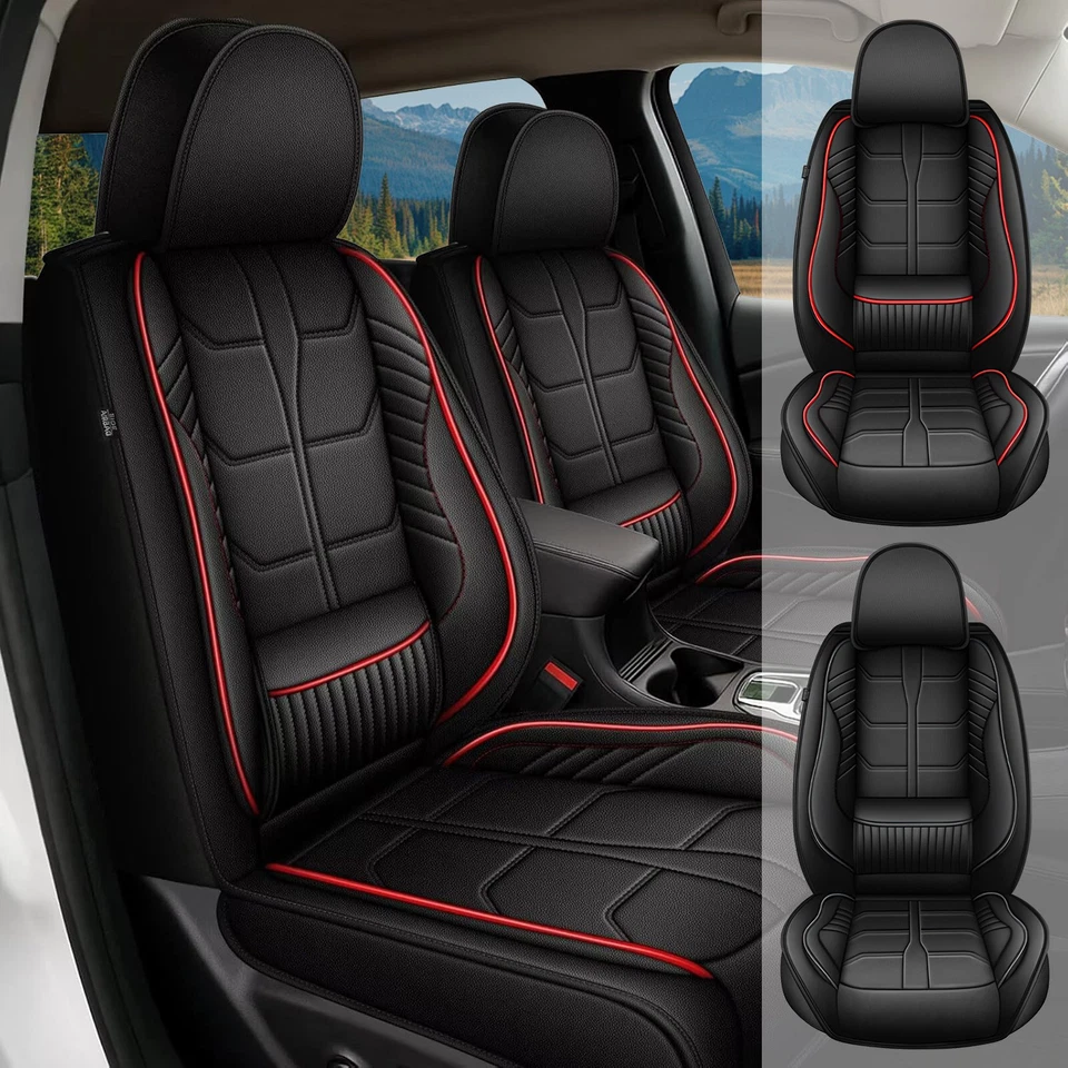 For Toyota Prius 2003-2015 Car Seat Covers PU Leather Cushion (2/5 Seats) Foto 1 de 1