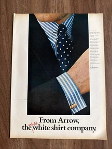 60er Jahre Arrow The Colorful White Shirt Company Vintage Printwerbung - Bild 1 von 2