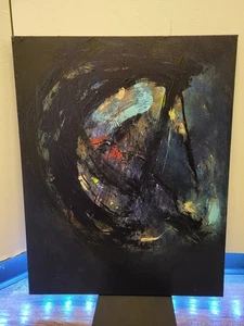 "Portal 3" Arte Original Moderno Contemporáneo Abstracto Sobre Lienzo Acrílico Outsider - Imagen 1 de 10