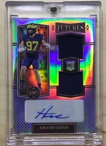 2022 Legacy Aidan Hutchinson Auto Futures RPA Patch Silver Prizm /199 RC Rookie - Bild 1 von 2