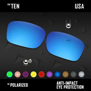 Anti-Kratz polarisierte Menge Ersatzgläser für Oakley Ten x OO9128 Optionen - Bild 1 von 35