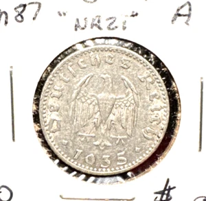 Germany 1935 A 50 Reichspfennig KM 87 XF - Picture 1 of 2