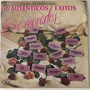 ENAMORADOS VOL. 3 , FEAT, SANDRO, ENRIQUE GUZMAN, 1985 MEXICAN LP, TRANSLUCENT - Picture 1 of 5