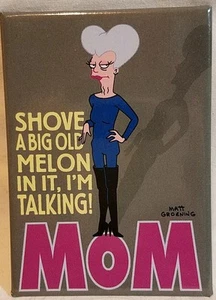 MOM FRIG MAGNET Futurama 2000 3.5 X 2.5" MINT - Picture 1 of 1