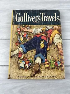 1966 Vintage Gulliver’s Travels by Jonathan Swift a Golden Illustrated Classic - Picture 1 of 15