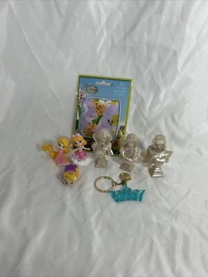 Lote De 8 Princesas Disney Coleccionables Juguete Campanilla Aurora Cenicienta Rapunzel Foto 1 de 4