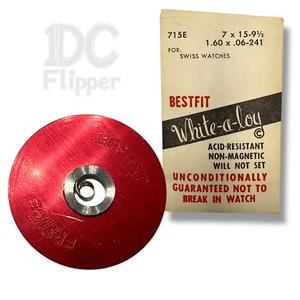 Mainspring 1.60 x 0.06 x 241 Alloy Watch Part 7 x 15 x 9 1/2 BestFit 715E Read! - Picture 1 of 2