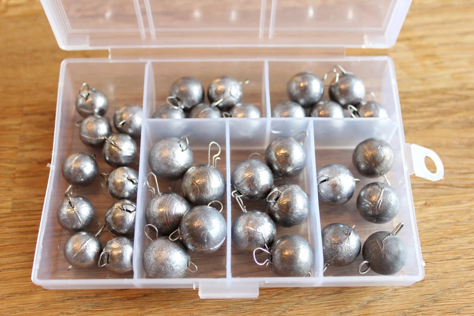 Cheburashka Set in Box 35 Stück Wechselblei 10-20g Jig Kugelblei cheburaschka - Bild 1 von 4