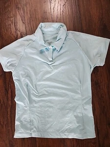 Nike Golf dry Fit  Women's M Aqua Blue Modern Polo Shirt  - Bild 1 von 7