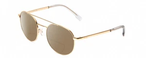 Bolle OVA Damen Pilot polarisierte BIFOKAL Sonnenbrille in glänzendem Gold/Kristall 52 mm - Bild 1 von 10