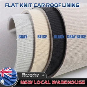 Car Headlining Roof Lining Fabric Headliner Flat Knit Nice Look Foam Back Renew - Picture 1 of 20
