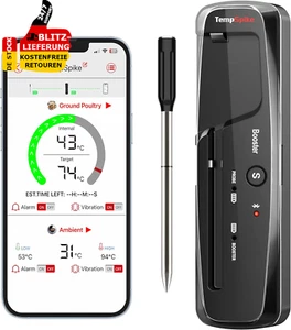 Fleischthermometer Kabellos Grillthermometer Bluetooth Kerntemperaturmesser - Bild 1 von 7