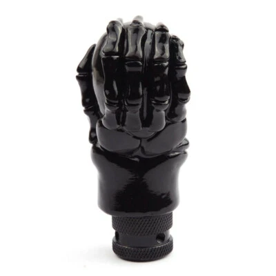 Car Shift Knob Shifter Black Manual Wicked Skull Head Gear Stick Kit W/3 Adapter - Image 1 of 4
