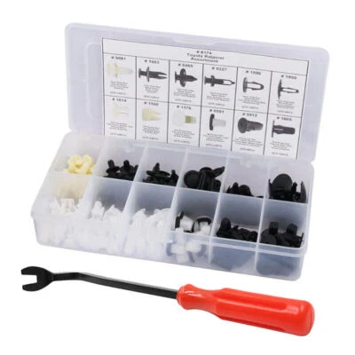 146 Pcs Auto Body Fender Bumper Rivet Retainer Fastener Clip Kits Fit For Toyota - Image 1 of 4