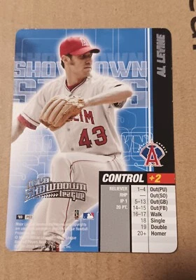 Al Levine P03 - MLB Showdown 2003 Showdown League Promo Card - Anaheim Angels - Image 1 of 2