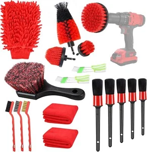 Car Detailing Kit, 18Pcs Reliable Car Cleaning Kit Includes Various of Soft-bris - Picture 1 of 6