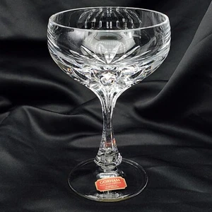 Gorham Voll Bleikristall Champagner/Hoch Sherbet Glas, "Isabella" Diamantschliff - Bild 1 von 7