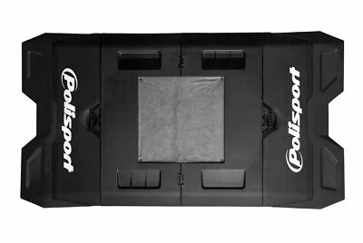 Polisport MotoPad Plástico Pit Mat MX Motocross Cubierta de Tierra Negra CR YZ KX RM FC Foto 1 de 4